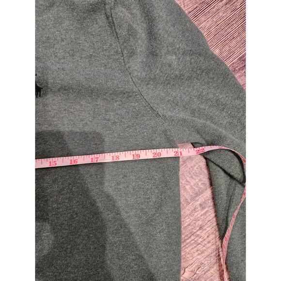 Ralph lauren Pima cotton hunter green mens pullover v neck light sweater large - Picture 9 of 10